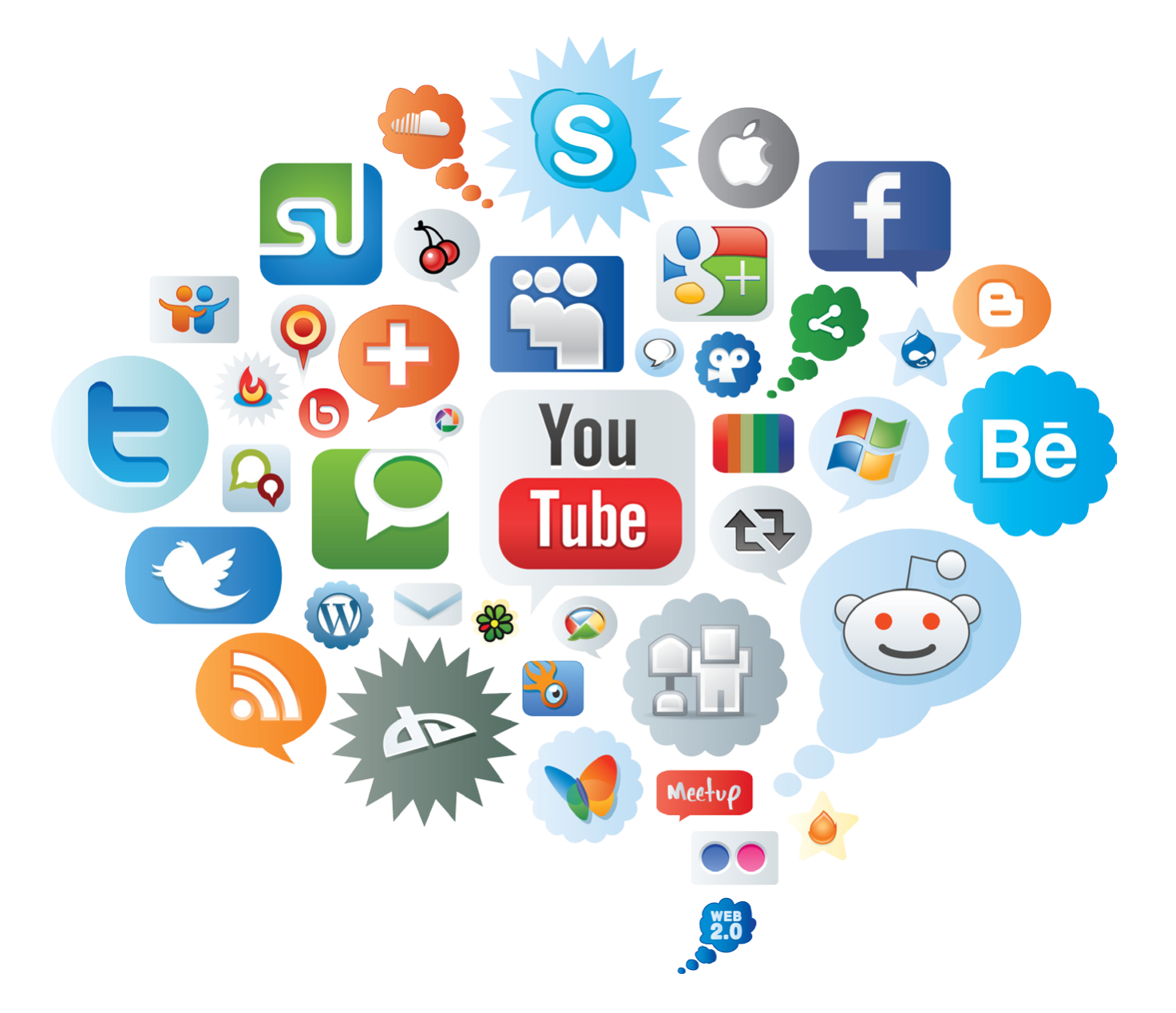 Логотипы социальных сетей. В социальных сетях. Социальные сети на прозрачном фоне. Социальные сервисы и сети.